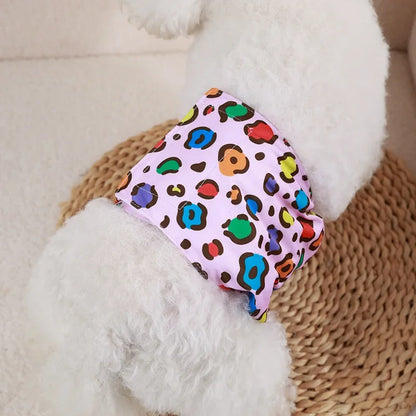 Washable Male Dog Physiological Pants Reusable Sanitary Underwear Belly Wrap Band Cotton Diaper For Large Small Medium Dog