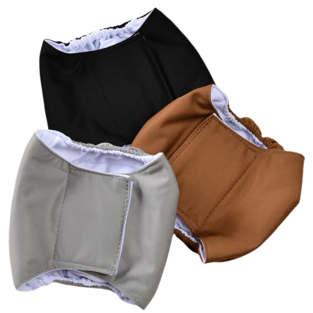 Washable Male Dog Diaper for Small Medium Dogs Reusable Pet Sanitary Panties XS Leak Proof Urine Pant Puppy Chihuahua Supplies