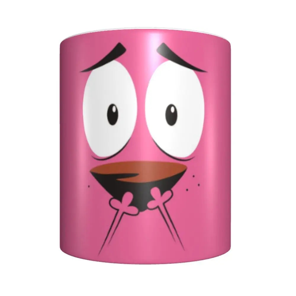 Personalized C-Courage The Cowardly Dog Coffee Mug DIY Ceramic Milk Tea Mug Cup