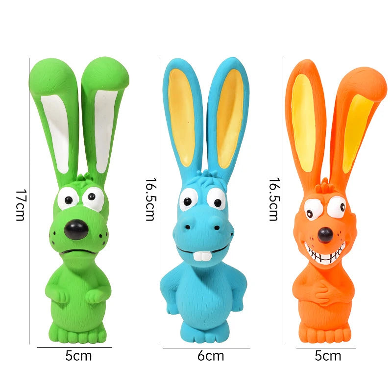 Latex Pet dog toys Squeaky Pets Chew Toys for Small Medium Dogs Bite Resistant Dog Cleaning Tooth Toys Pet Supplies