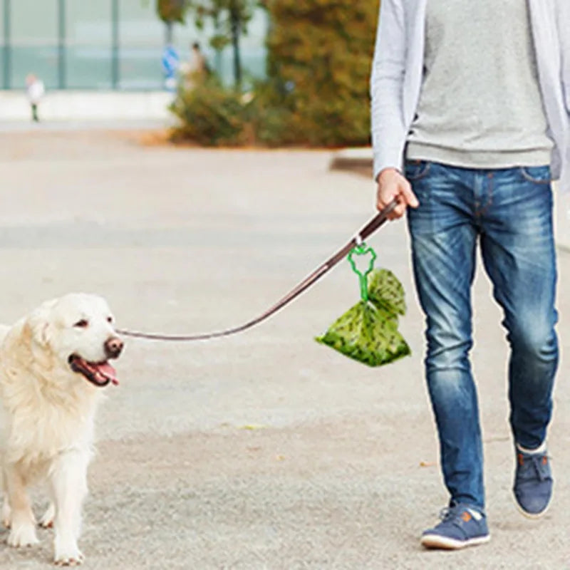 the POOP BAG CARRIER CLIP - Dog Poop Bag Holder, Pet Waste Carrier Clip, Hands-Free Dog Leash Dispenser, Outdoor Walking Puppy Poop Bags Clip, Easy to Carry