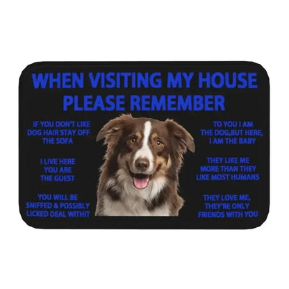 Beagle Dog Doormat Non-Slip Kitchen Bath Mat Living Room Door Floor Entrance Carpet Rug