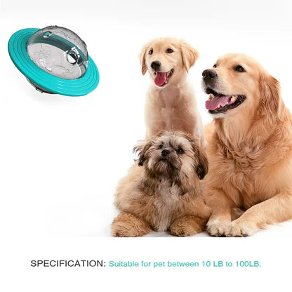 Dog Toy Ball for Aggressive Chewers, Interactive Fetch Dog Ball with Fun Squeaky Wobble Giggle Sound, Durable for Medium Dogs