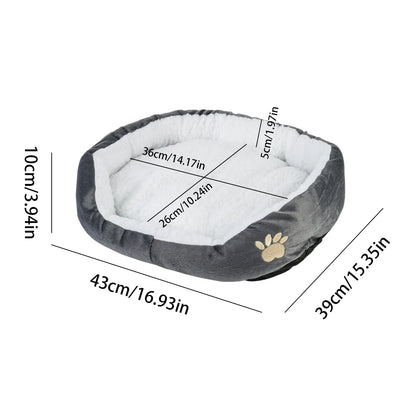 Pet Beds with Thickened PP Cotton Dog Cave Bed and SofaSuitable for Small Puppy Cat Bed