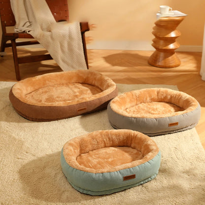 HOOPET Winter Comfortable Pet Mat Bed for Dogs Cats Fluff Sleeping Pad  Dog Sofa Cushion Pet Calming Dog Bed House Pet Supplies