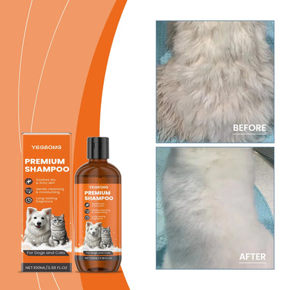 the SOAP & SUDS SHAMPOO - Natural Pet Shampoo for Dogs & Cats, Coconut Oil Derivative Formula, Removes Odor & Tangles, Flea & Insect Repellent