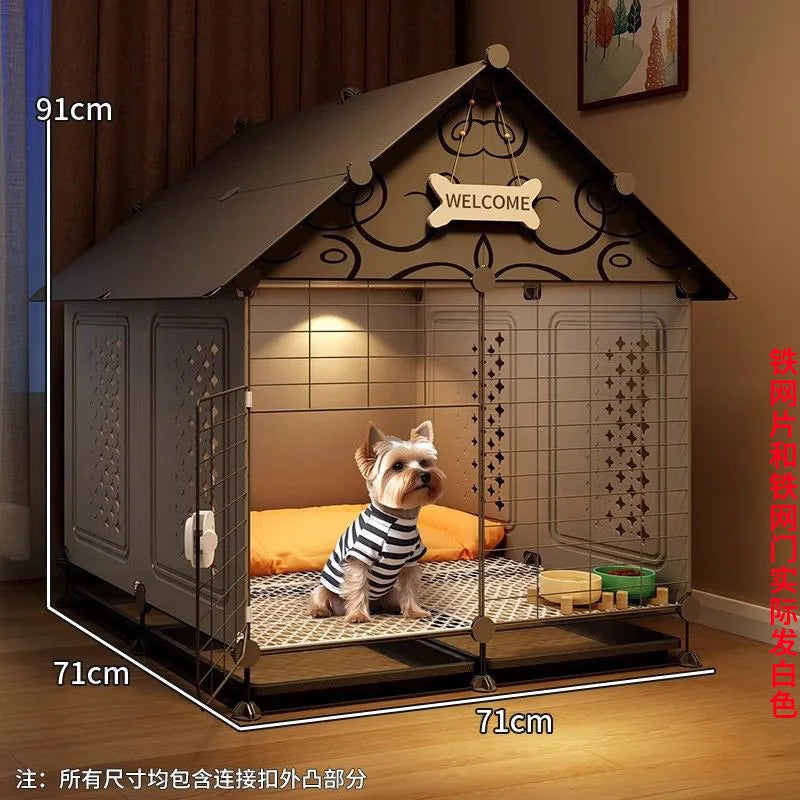 Dog Cage Small Dog Kennel One Room One Living Room One Bathroom Dog Villa Indoor Household With Toilet Bichon Teddy Only