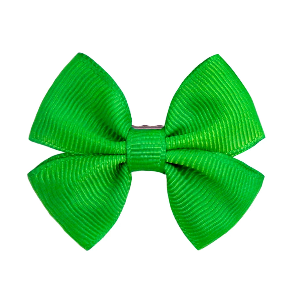 2PCS Solid Dog Bows Dog Hair Clips Pet Bowknot Doggly Hair Grooming Products For Puppy Kitten Dog Hair Barrette Pet Accessories