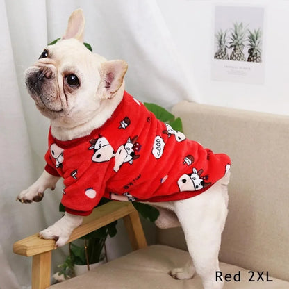 Autumn Winter Warm Puppy Fleece Clothes For Small Dogs Cats Soft Cozy Sweatshirts Chihuahua Spring Costume Yorkshire Pug Jacket