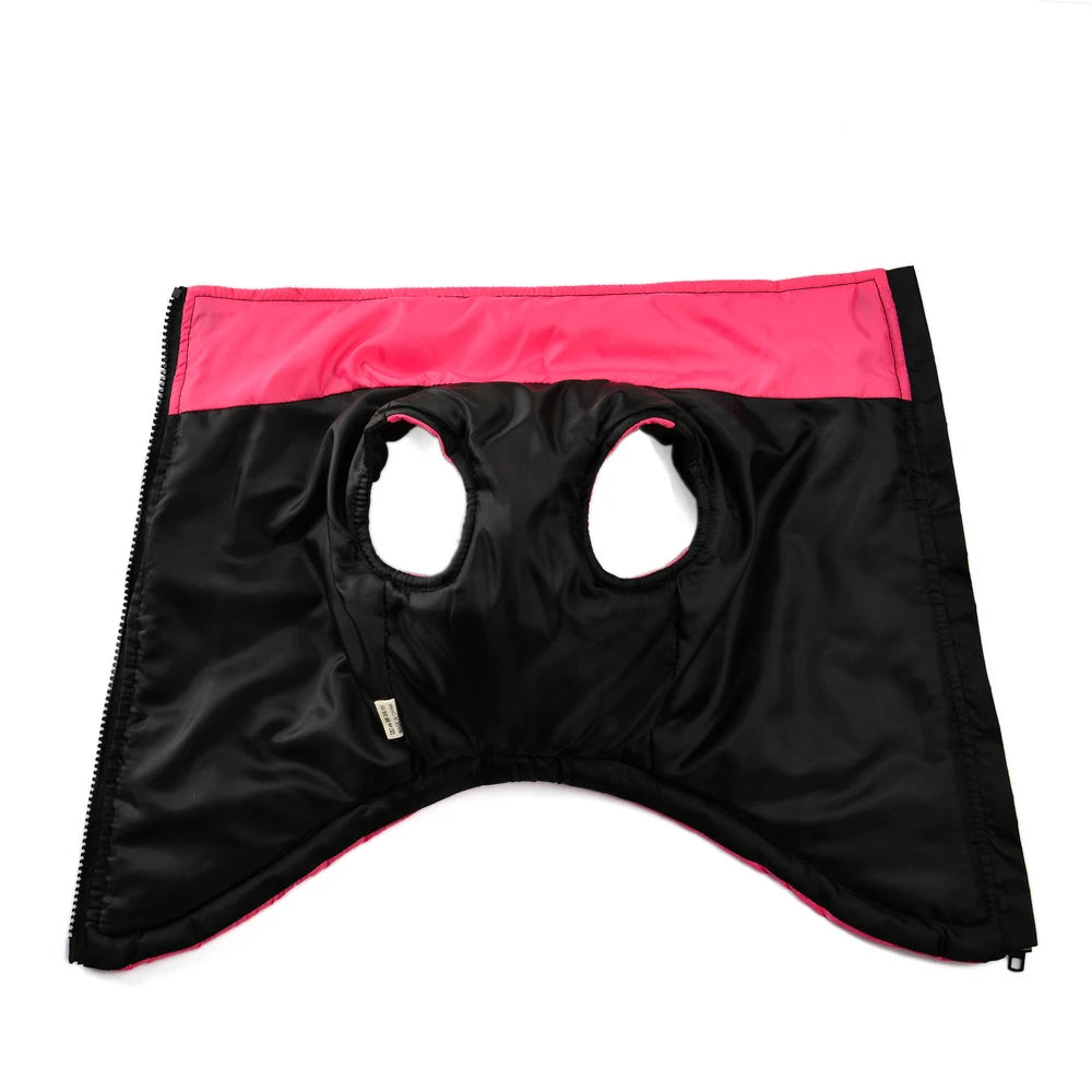 Cozy Puppy Clothes Winter Windproof Jacket Coat Warm Solid Pet Zipper Costumes For Small Medium Dogs Cats French bulldog Outfits