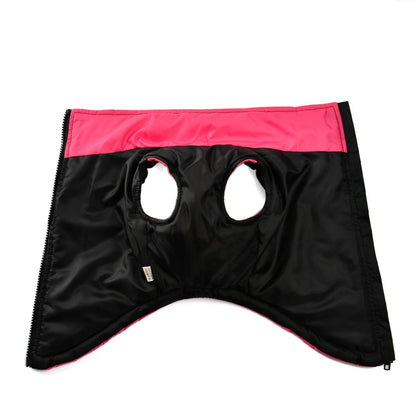 Cozy Puppy Clothes Winter Windproof Jacket Coat Warm Solid Pet Zipper Costumes For Small Medium Dogs Cats French bulldog Outfits