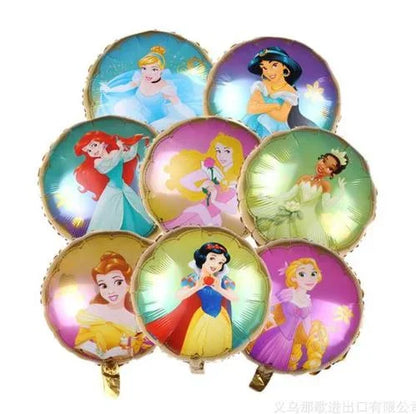 Disney Princess Birthday Decoration Tableware Paper Cups Plates Balloons Tablecloth Backdrop Banner Party Supplies For Baby Kids