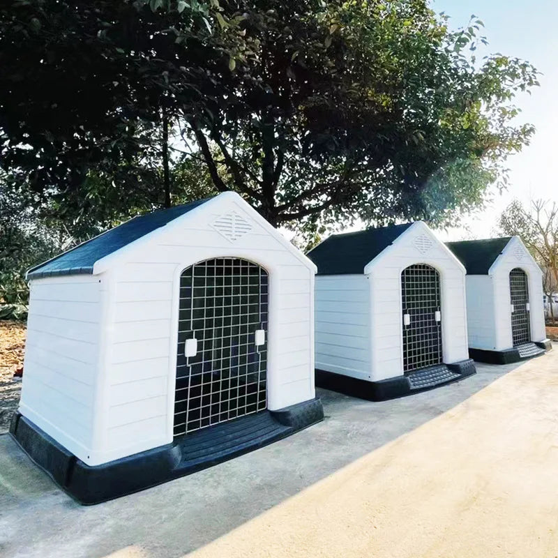 Large and Small Dog Kennel House Outdoor Pet Villa Dog House Breathable Winter Golden Retriever Four Seasons Universal Dog Cage