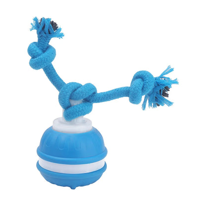 Cat Dog Interactive Ball Toy Automatic Rolling Ball Faux Tail Rechargeable Smart Pet Electric Toy Dog Cat Training Imitate Mouse