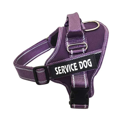 Dog Harnas No Pull Reflective Breathable Adjustable Pet Harnas Dog Vest Id Custom Name tag outdoor dog walking supplies