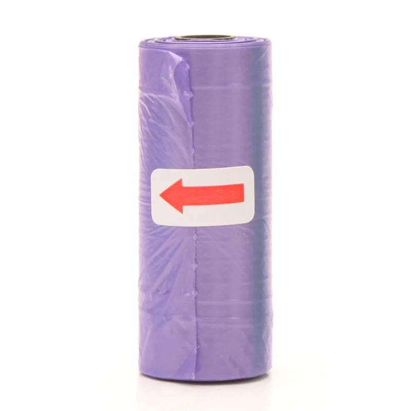 the COLORFUL POOP BAGS - 1200PCS Random Color Cartoon Paw Graphic Dog Poop Bags, Pet Poop Bags, Leak-Proof Dog Waste Bags for Pet Supplies