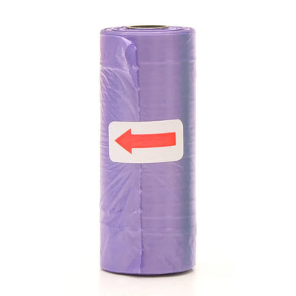 the COLORFUL POOP BAGS - 1200PCS Random Color Cartoon Paw Graphic Dog Poop Bags, Pet Poop Bags, Leak-Proof Dog Waste Bags for Pet Supplies