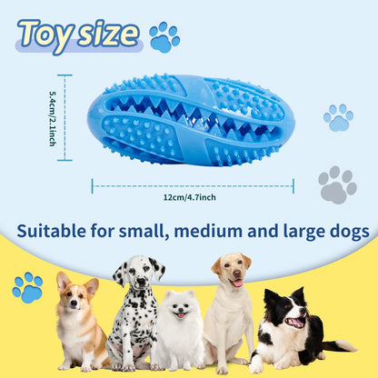 Pet Dog Toys Dog Interactive Natural Rubber Ball Puppy Chew Toy Food Dispenser Ball Bite-Resistant Clean Teeth Pet Playing Balls