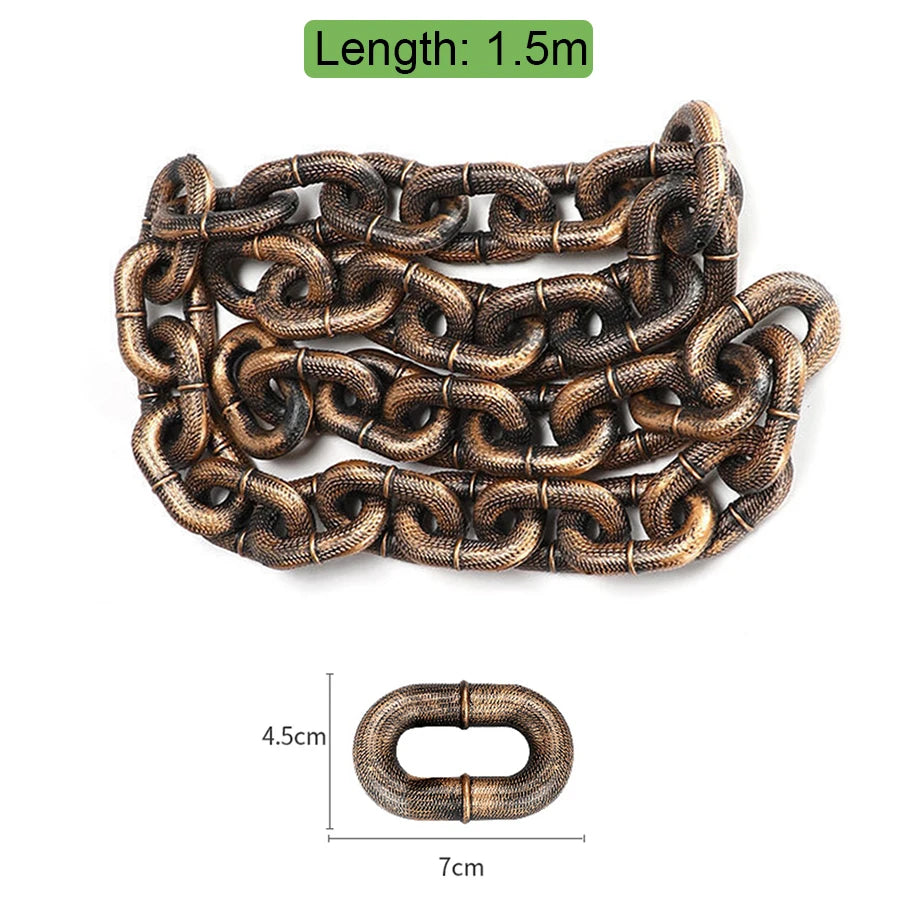 the IRONGRIP FUN CHAIN - Simulated Iron Chain, Dog with Dog Chain Traction Rope, Dog Rope, Funny Outdoor Plastic Thick Chain