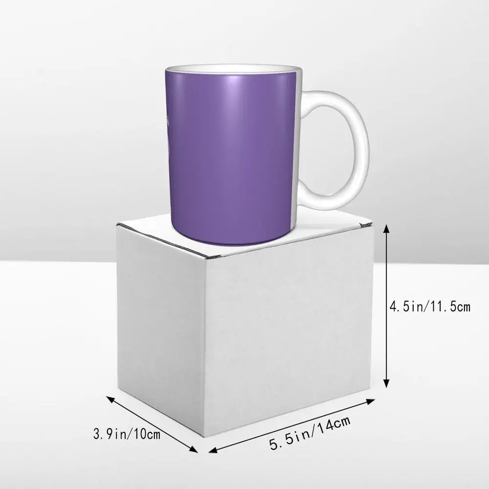 Personalized C-Courage The Cowardly Dog Coffee Mug DIY Ceramic Milk Tea Mug Cup