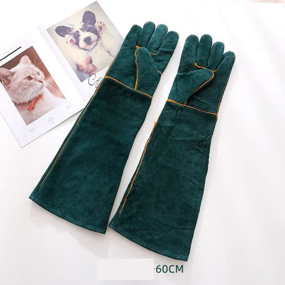 Bite resistant animal gloves Multi-purpose pet gloves Welding treatment training dog safety gloves