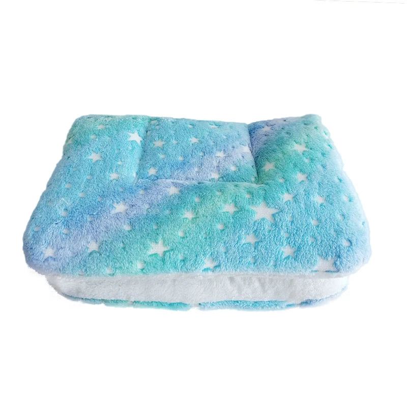 Dog Bed Thickened Dog Mat Pet Cat Soft Fleece Pad Blanket Bed Mat Cushion Home Washable Rug Keep Warm Pet Supplies cama perro