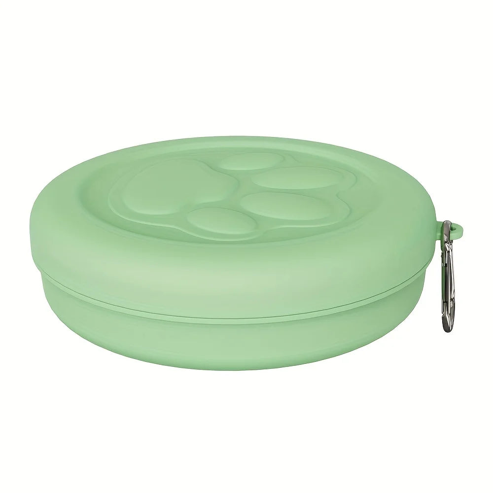 1pc  Pet Travel Bowl Pet Outdoor Portable Dog Food Bowl Snack Box Multifunctional Dog and Cat Outdoor Bowl Feeding Water