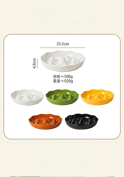 Slow Feeder Dog Bowl Large, Non-Slip Pet Food Dish for Medium Giant Dogs Like Labrador To Prevent Choking & Bloat