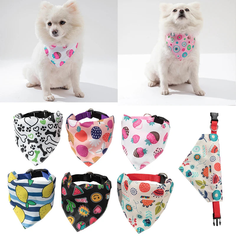 the DOGGY BANDANA - Adjustable Dog Bandanas, Large Pet Scarf, Pet Cotton Plaid Washable Bow Ties, Collar Cat/Dog Scarf, Large Dog Accessories, Kerchief