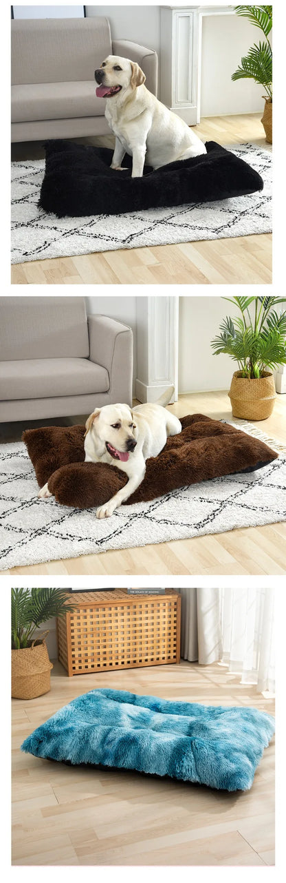 Soft Dog Beds House Soft Long Plush Best Pet Dog Bed for Dogs Basket Pet Products Cushion Cat Bed Cat Mat Animals Sleeping Sofa