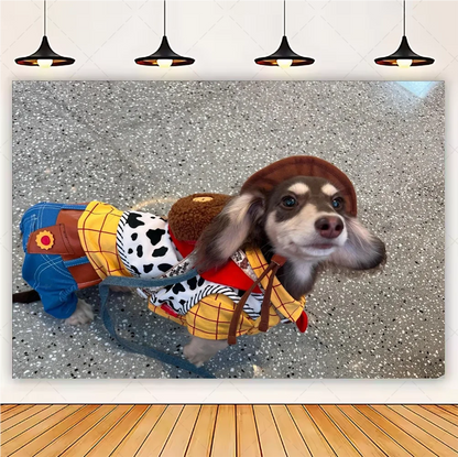 Cute Dachshund Theme Birthday Party Decorations Lovely Puppy Backdrop Cake Insert Banner Balloon Baby Shower Supplies Child Gift