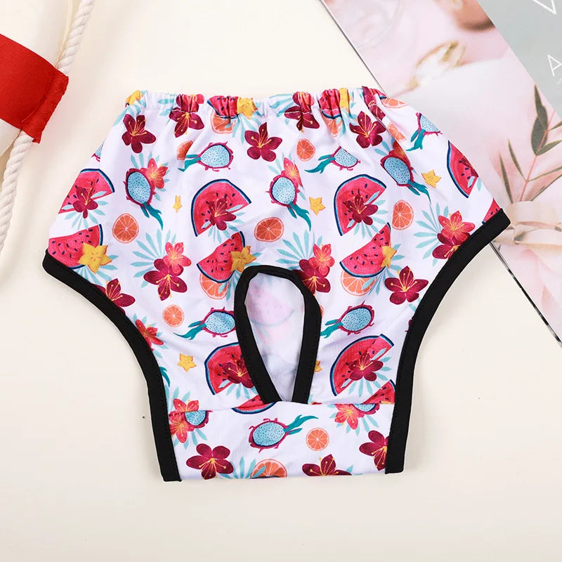 Female dog Cute Washable Male Dog Diapers, Reusable High Absorbency Leak-Proof Male Dog Diapers cat Physiological Pants
