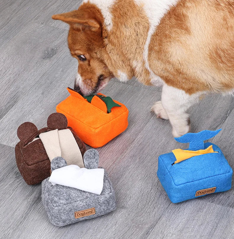 Plush Pet Dog Snuffle Toy for Small Medium Dogs Interactive Dog Chew Toy Pet Slow Feeding Toys Pet Supplies