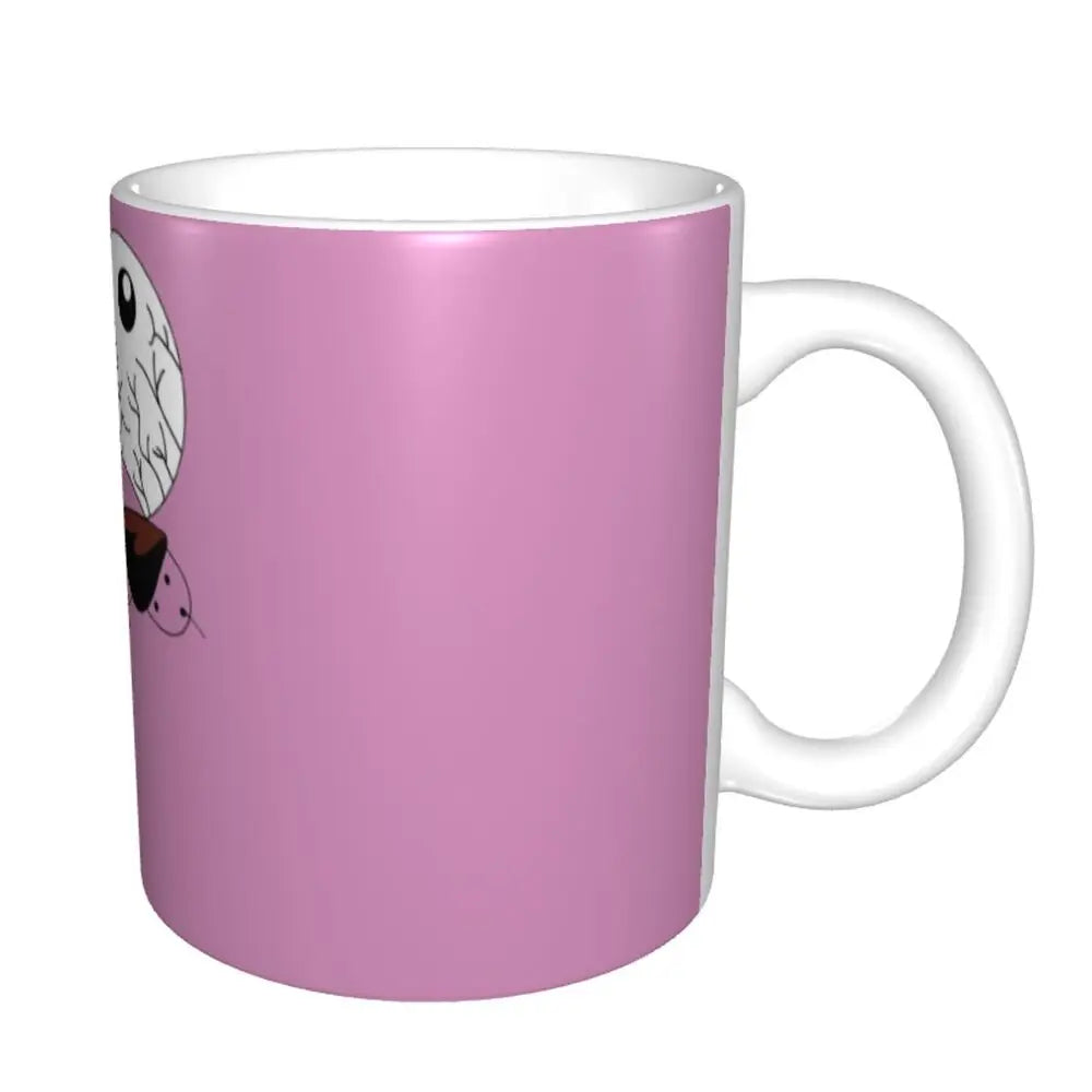Personalized C-Courage The Cowardly Dog Coffee Mug DIY Ceramic Milk Tea Mug Cup
