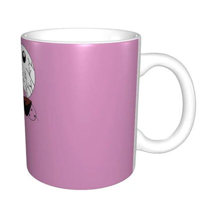 Personalized C-Courage The Cowardly Dog Coffee Mug DIY Ceramic Milk Tea Mug Cup