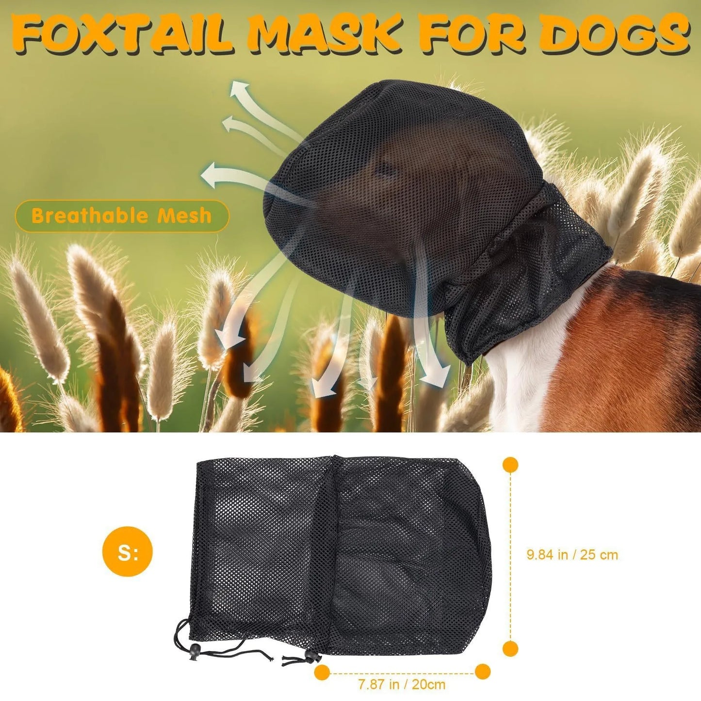 Dog Protection Masks Prevent Pet Facial Injuries And Are Suitable For Outdoor Adventures On Hiking Trips With Protect