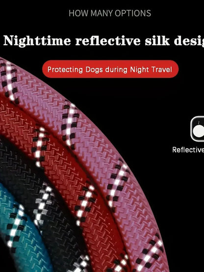 the SUREFLEX HEAVY-DUTY LEASH - Reflective Dog Leash with Comfortable Padded Handle - Double Heavy Duty Traction Rope for Strong Dogs - Enhance Safety and Control