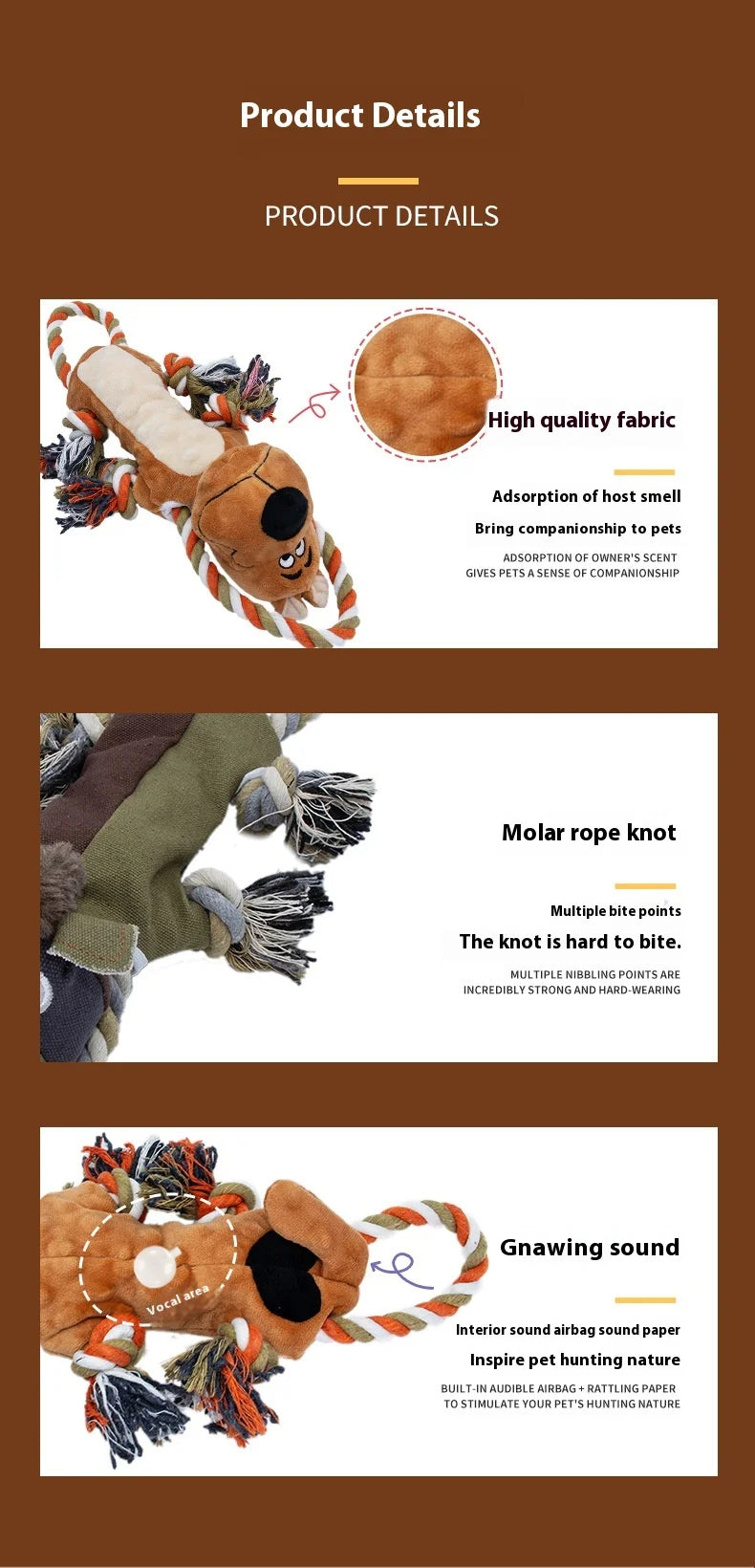 New Sell Well Plush Dog Toy Animals Shape Bite Resistant Squeaky Toys Corduroy Dog Toys For Small Large Dogs Puppy Pets Toys