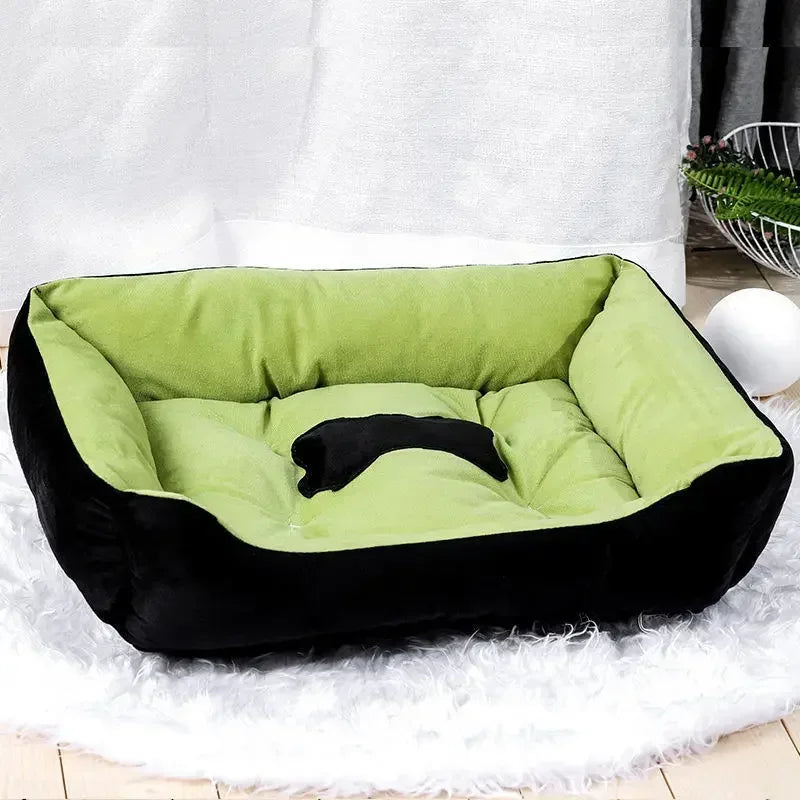 2023 Winter Warm Plush Dog Bed Mat Kennel Soft Fleece Dog Puppy Pet Supplies Nest For Small Medium Dogs House Waterproof Cloth