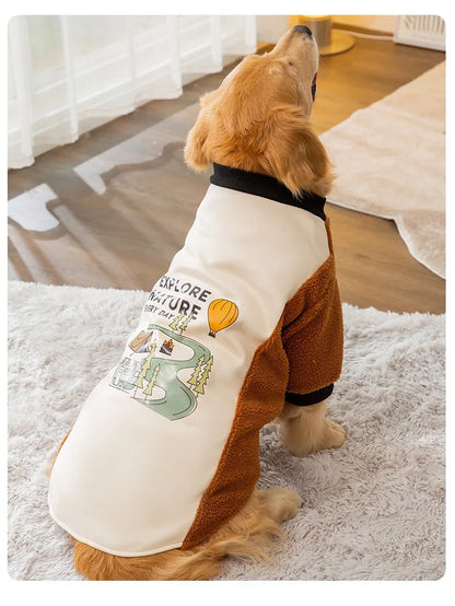 Autumn and winter sweaters for Big Dogs Two Legged Dog Sweater Spring Medium-sized Dog Pet Clothing Big Dog Clothing