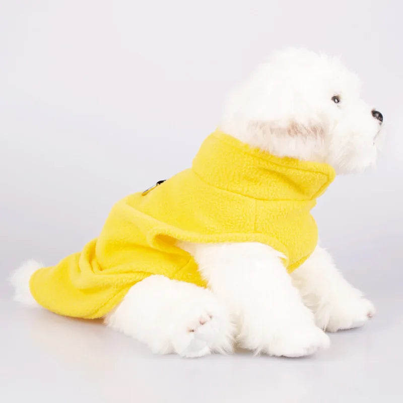 Soft Fleece Dog Clothes For Small Dogs Spring Summer Puppy Cats Vest Shih Tzu Chihuahua Clothing French Bulldog Jacket Pug Coats