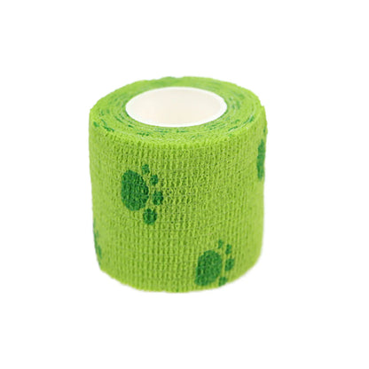 12 Rolls Self Adherent Bandage Elastic Bandage Self Adhesive Bandage Vet Wrap for Dog Cat Horse Pet Animals Ankle Sprains