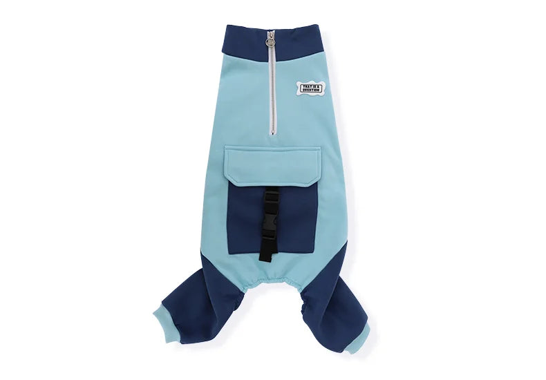 HOOPET Sporting Dog Jacket Four Feet Clothes for Dogs Labrador Retriever Golden Retriever Autumn Big Dog Coat with Zipper Warm