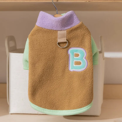 Fleece Dog Coat Puppy Winter Clothes Thin Cardigan Vest Chihuahua Bichon Costume Plush Warm Dog Coat Jacket Luxury Dog Clothing