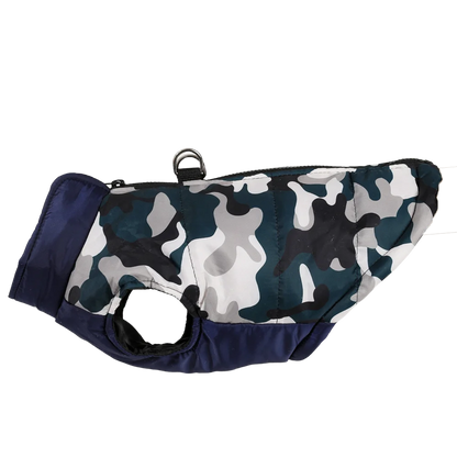 Camouflage Print Pet Dog Jacket Coat for Small Dogs Cats Autumn Winter Warm Zipper Puppy Clothes Yorkies Chihuahua Pug Costume