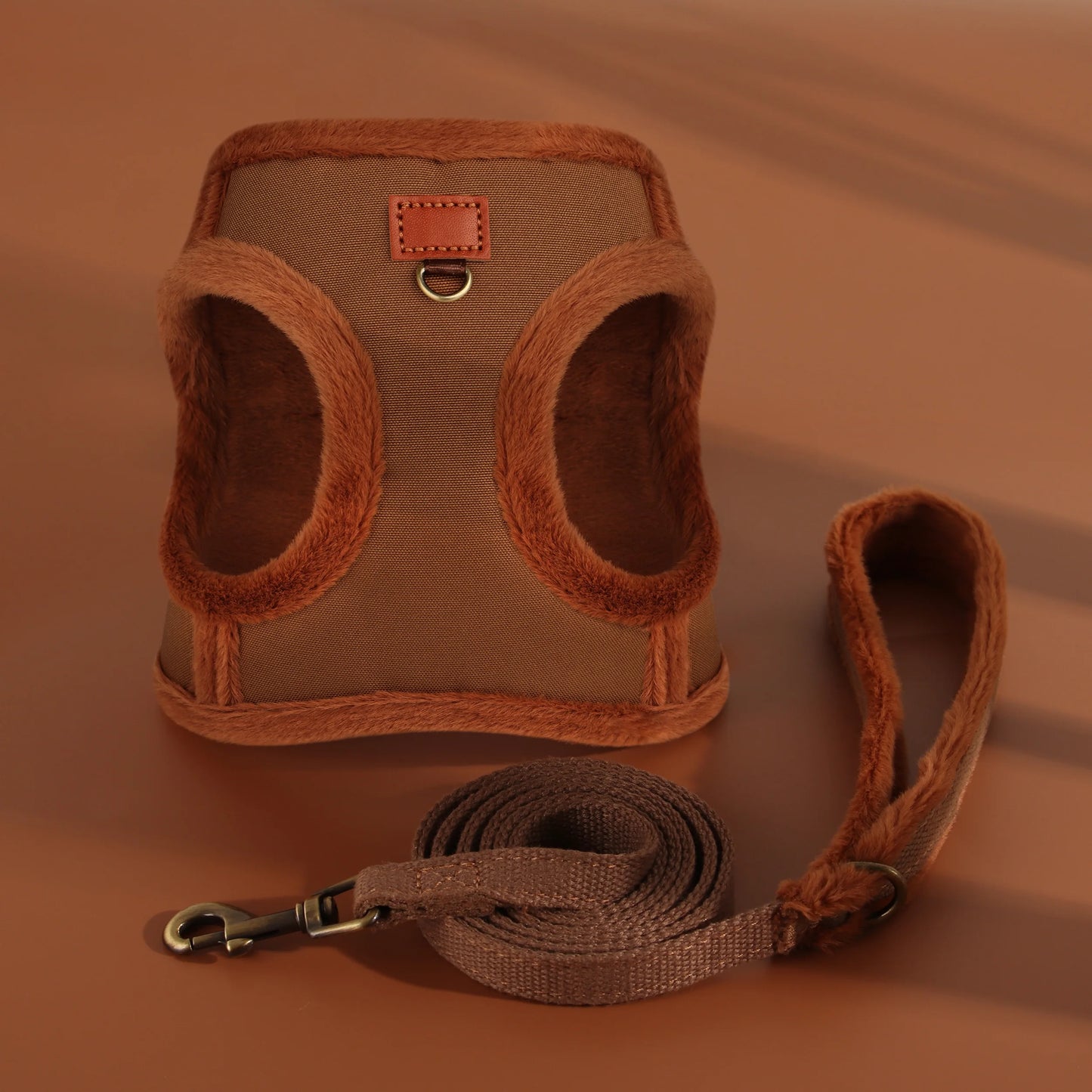 the THERMAGUARD WINTER SET - 3 Layer Warm Dog Harness/Leash Set, Soft Padded Dog Harnesses Vest, Winter Pet Puppy Walking Vest, Lead for Small/Medium Dogs, Pug