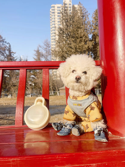 Bulb water bottle Pet Outing Water Cup Dog Portable Foldable Kettle Large Capacity Dog Bowl Out Drinking Water Feeder