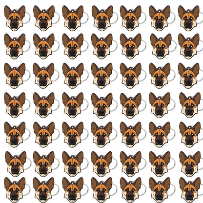 50PCS Cute Animal Keychain knife Ducks Dogs Cats Keyring for Women Men Kids Handbag Cool Car Key Accessories Friends Key Gifts