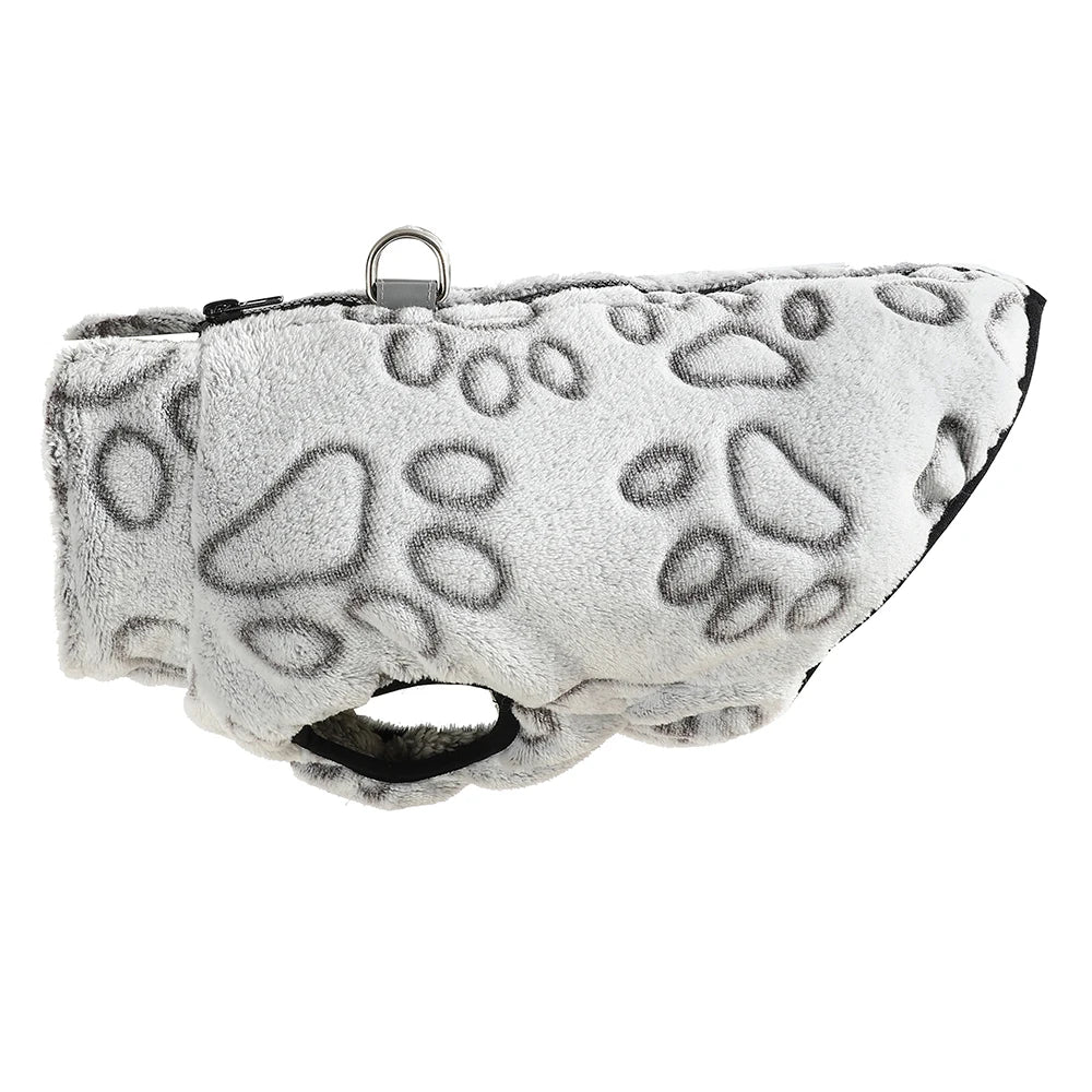 Winter Dog Jacket For Small Medium Dogs With D-ring Elasticity Reflective Puppy Fleece Clothes Yorkshire Schnauzer Pet Costume