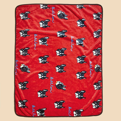 Dog Bed Mat for Small Medium Dogs Cats Autumn Winter Cozy Fleece Puppy Print Blanket Bulldog French Chihuahua Pet Accessories